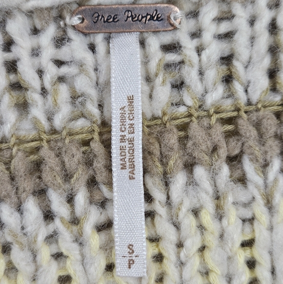 Free People Limbo Crop Sweater in Buttercream Size S - Picture 7 of 9